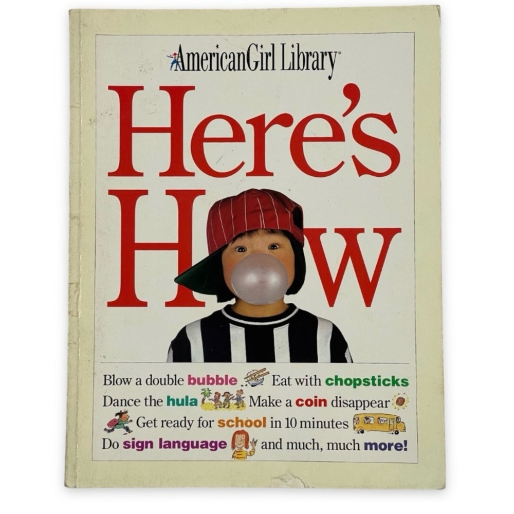 American Girl Library Vintage book 'Here's How' Paperback By Evert, Jodi - Picture 1 of 4